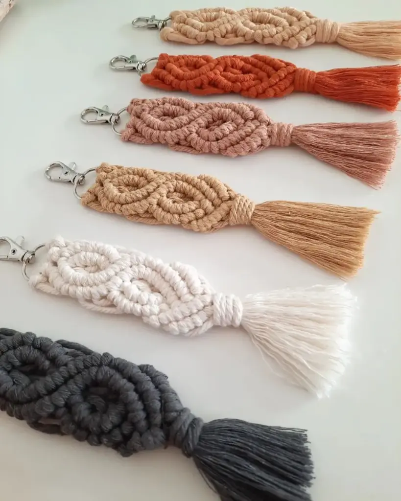 Porte-clé Bali (Ecru)