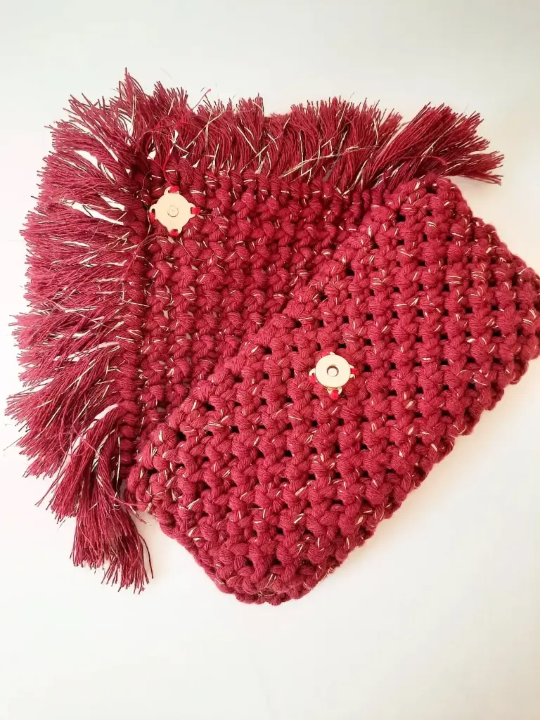 Pochette Lunettes (Ecru et doré)