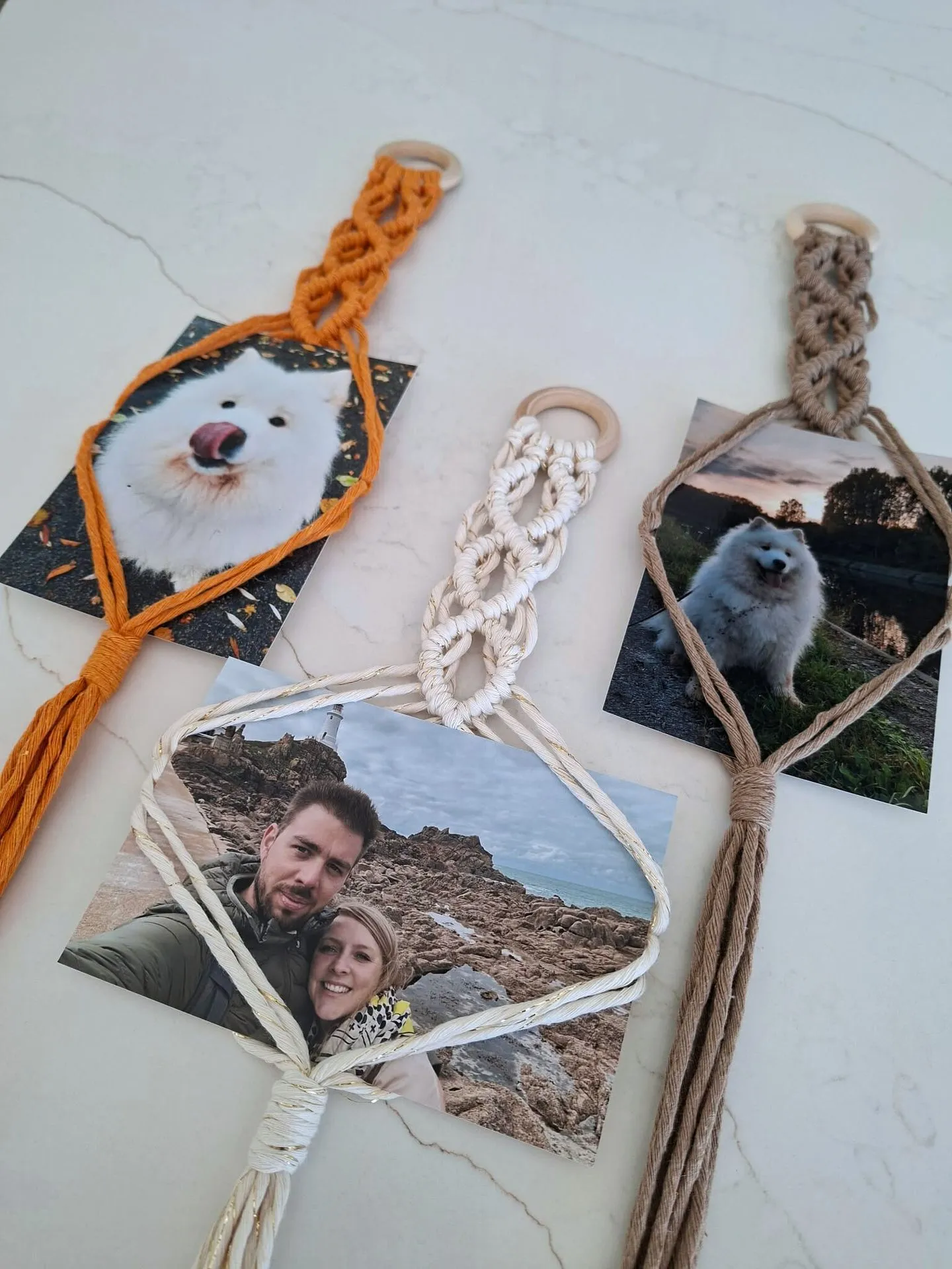 Porte-photo Ullapool (Ecru et doré)