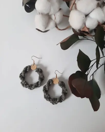 Boucles d'oreille Dahlia